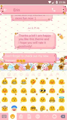 SMS Messages Ice Cream Theme android App screenshot 3